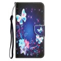 For Xiaomi 12 Lite Colored Drawing Leather Phone Case(Butterfly)
