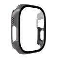 Tempered Glass Film PC Watch Case For Apple Watch Ultra 49mm / Apple Watch Ultra 2 49mm(Grey)
