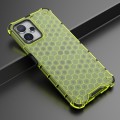For Realme 9i 5G India Honeycomb Phone Case(Green)