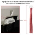 30cm 16Pin Fixed Terminal Extension Cable Female Plug for Honda