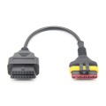 Motorcycle OBD 6 Pin to 16 Pin Adapter Cable for Benelli