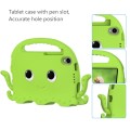 For Lenovo  Tab M8 TB 8505F / 8705N Octopus Style EVA + PC Tablet Case with Strap(Grass Green)