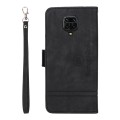 For Xiaomi Redmi Note 9 Pro 4G BETOPNICE Dual-side Buckle Leather Phone Case(Black)