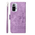 For Xiaomi Redmi Note 10 Pro BETOPNICE Dual-side Buckle Leather Phone Case(Purple)