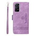 For Xiaomi Redmi Note 11 Pro 5G / 4G BETOPNICE Dual-side Buckle Leather Phone Case(Purple)