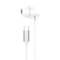 WEKOME YB02 SHQ Series In-Ear Sleep Wired Earphone, Plug Type:Type-C(White)