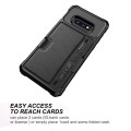 For Samsung Galaxy S10e ZM02 Card Slot Holder Phone Case(Black)