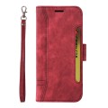For OPPO A54 4G / A16 / A16s BETOPNICE Dual-side Buckle Leather Phone Case(Red)