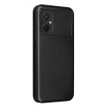 For Xiaomi Poco M5 4G Carbon Fiber Texture Leather Phone Case(Black)