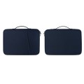 For 9.7-11 inch Laptop Portable Nylon Twill Texture Bag(Blue)