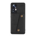 For Xiaomi 12 Lite Double Buckle Magnetic Phone Case(Black)