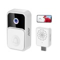 ML19 90 Degree Wide Angle Wireless Smart Video Doorbell(White)