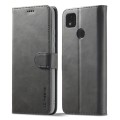 For Xiaomi Redmi 9C LC.IMEEKE Calf Texture Leather Phone Case(Black)