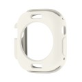 For Apple Watch Ultra 49mm Candy TPU Protective Case(Cream White)