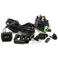 For UTV / Pickup Truck / ATV Electric Winch Relay Heavy Duty Solenoid Contactor with Rocker Arm & Sw