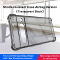 For Google Pixel 7 imak Shockproof Airbag TPU Phone Case(Transparent Black)