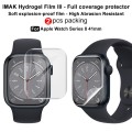 For Apple Watch Series 8 41mm 2pcs imak Curved Full Screen Hydrogel Film Protector