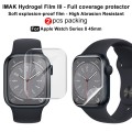 For Apple Watch Series 8 45mm 2pcs imak Curved Full Screen Hydrogel Film Protector