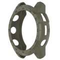 For Garmin Enduro2 / Tactix7 Armor Hollow TPU Watch Case(Jungle Green)