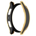 For Samsung Galaxy Watch5 44mm Hanging Sculpture Two-color Protective Watch Case with Tempered Glass