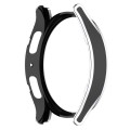 For Samsung Galaxy Watch4 40mm Hanging Sculpture Two-color Protective Watch Case with Tempered Glass