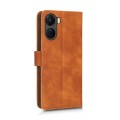 For vivo Y16 4G Skin Feel Magnetic Flip Leather Phone Case(Brown)