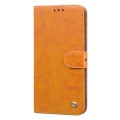 For Xiaomi Poco M4 Pro 4G Oil Wax Texture Leather Phone Case(Yellow)