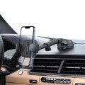 USAMS US-ZJ072 Car Center Console Retractable Transparent Holder(Black)