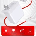 65W Warp Flash Charging Mobile Phone Adapter, Style:65W Charger+2m Fast Charging Cable
