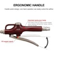 LAIZE Aluminum Alloy Cleaning Dust Removing Gun Strong Blow Dust Gun(Wine Red)