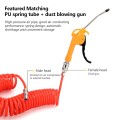 LAIZE Plastic AR-TS Blowing Handheld Compressor Air Blowing Dust Cleaning Gun Long Nozzle(Yellow)