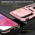 For Samsung Galaxy A53 5G Armor PC + TPU Camera Shield Phone Case(Rose Gold)