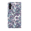 For Samsung Galaxy A14 5G 3D Painting Pattern TPU + PU Phone Case(Swirl Pattern)