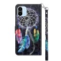 For Xiaomi Redmi A1 2022 3D Painted Leather Phone Case(Colorful Dreamcatcher)