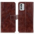 For Nokia G60 5G Retro Crazy Horse Texture Horizontal Flip Leather Phone Case(Brown)