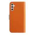 For Samsung Galaxy A14 5G Candy Color Litchi Texture Leather Phone Case(Orange)
