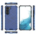 For Samsung Galaxy S23 5G Shockproof Honeycomb PC + TPU Protective Phone Case(Blue)