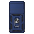 For Google Pixel 7 Pro 5G Sliding Camshield Holder Phone Case(Blue)