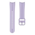 For Samsung Galaxy Watch 5 40mm / 44mm Colorful Buckle Silicone Watch Band(Purple)