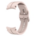 For Samsung Galaxy Watch 5 Pro 45mm Colorful Buckle Silicone Watch Band(Pink)