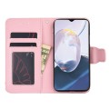 For Samsung Galaxy A04 Crystal Texture Leather Phone Case(Pink)