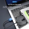 ORICO UTS2 USB 2.0 2.5-inch SATA HDD Adapter with Silicone Case, Cable Length:0.5m