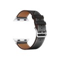 For Apple Watch Series 8 45mm imak PG1 Series Leather Watch Band(Black)