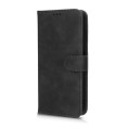 For Realme C33 Skin Feel Magnetic Flip Leather Phone Case(Black)