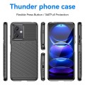 For Xiaomi Redmi Note 12 China Thunderbolt Shockproof TPU Protective Soft Phone Case(Black)