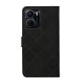 For vivo Y16 Ethnic Style Embossed Pattern Leather Phone Case(Black)