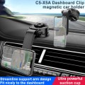 IMAK C5-X5A Dashboard Suction Cup Magnetic Car Holder(Black)