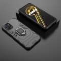 For Realme 9i 5G Magnetic Ring Holder PC + TPU Phone Case(Black)