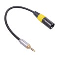 SB423K108-03 6.35mm + 3.5mm Male to XLR 3pin Male Audio Cable, Length: 30cm