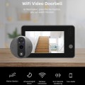 SY-38 4.3 inch WIFI Doorbell Viewer Support Night Vision & Motion Detection & Remote Voice